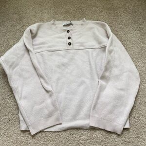 Zara Light pink Crewneck Sweater